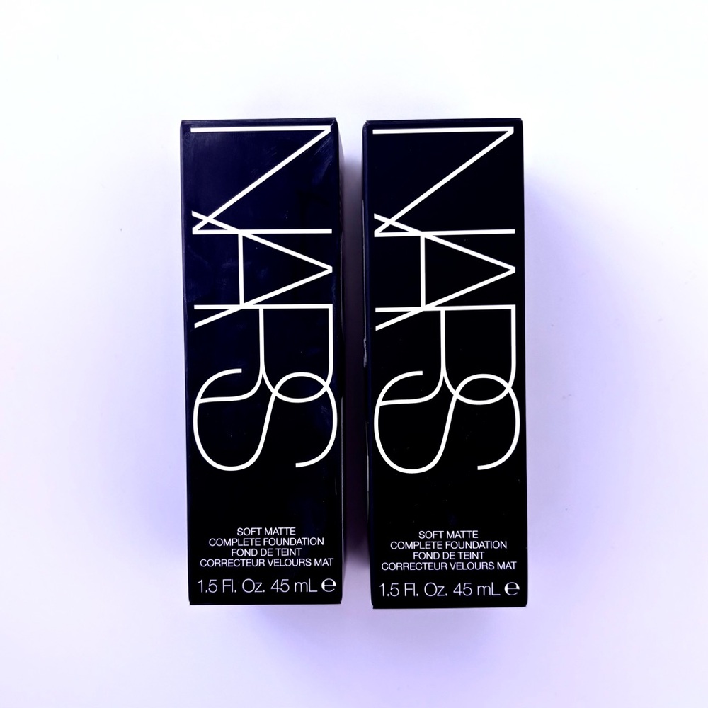 2-Pack Brand NEW NARS Soft Matte Complete Foundation 1.5 oz in Shade Light 2